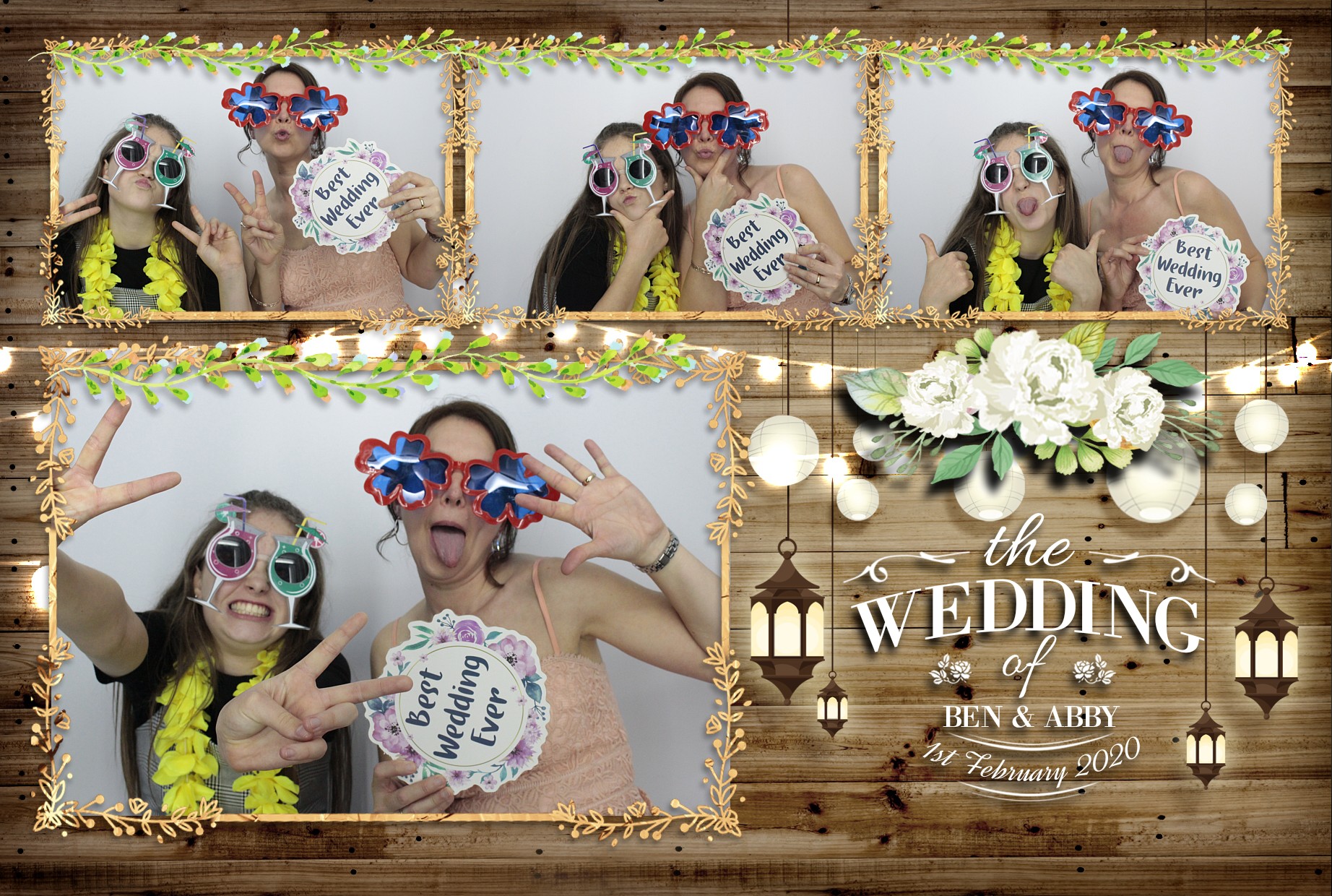 Ben & Abby’s Wedding  | View more photos from the event at gallery.myphotoboothexperience.co.uk/u/MyPhotoBoothExperienceLtd/Ben-Abby’s-Wedding